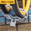 Bike Chain Lock, Cannot Be Cut with Bolt Cutters Or