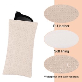 Glasses Pouch,3pc Soft Glasses Case for Women,Soft Glasses Case,Glasses Pouch for Women,Portable Soft Sunglasses Case Water Proof Geometric Plaid Glasses Pouch Storage Bags Suitable for Women Men