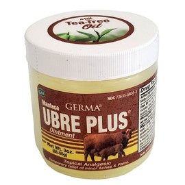 Germa Manteca Ubre Plus YELLOW with Tea Tree Oil 3 oz. Jar