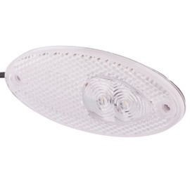 HELLA 2PG 964 295-111 Position Light - LED - 24V - mounting - Lens Colour: Crystal clear - Cable: 5000mm