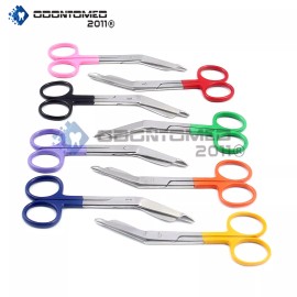 ODM 8 pcs Lightweight Colored Bandage Scissors Nurse Surgical Medical Holiday Gift