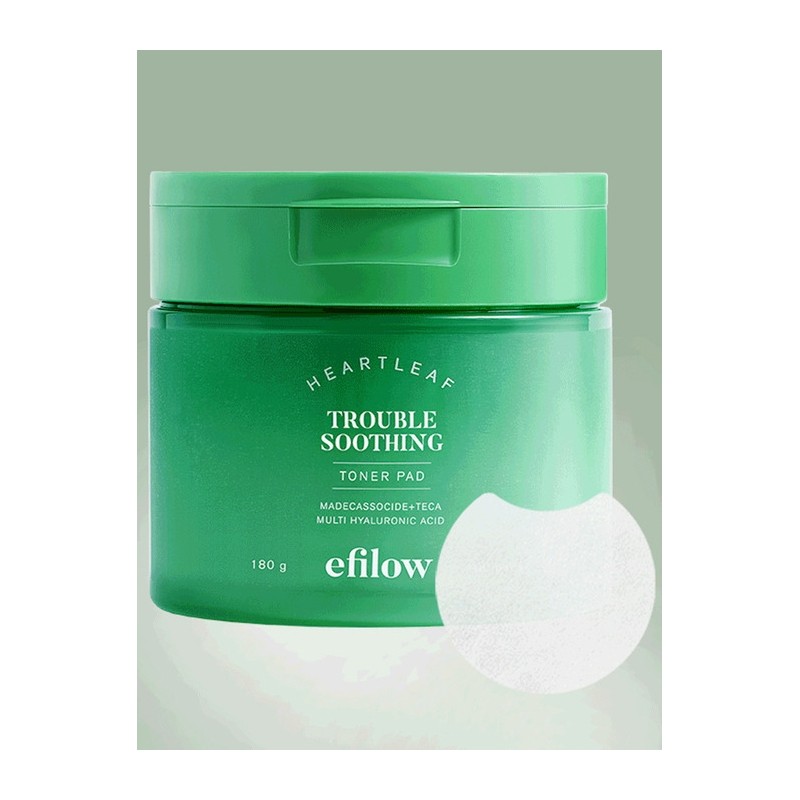 Houttuynia Cordata Hyalusica Trouble Calming Skin Toner Pads 100 sheets