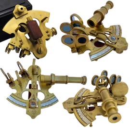 Medieval Replicas Sextant Instruments Solid Brass Working Sextant Original Ship Navigation Fully Working Sextant