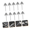 SHINEOFI 10pcs Stainless Steel Outside Corner Trowel Ergonomic Wall Repair