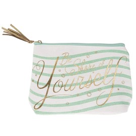 Ganz Be Shore of Yourself Mermazing Cosmetic Bag Mermaid Theme Gold Accents