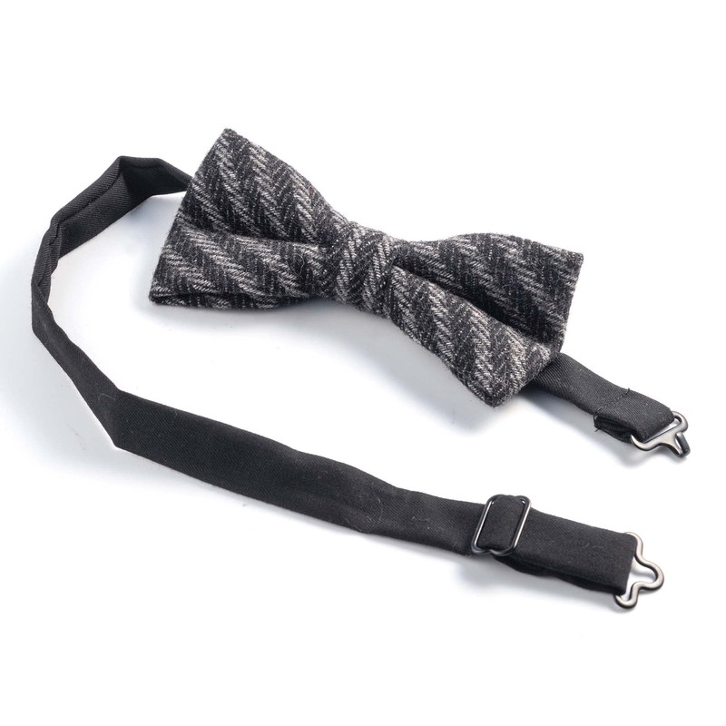 Wedding Style TC-0000 Bow Tie & Chief Set, grey |