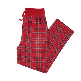 Little Sleepies Men's Holiday Pajama Pants, Viscose Derived from Bamboo Mens Sleep Bottoms, Lounge Pants with Side Pockets, Soft Men's Pajamas, Matching Family Pajamas, Holiday Plaid, XS