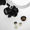 Loupe Magnifier Glasses Head Mount with LED Light Adjustable Glasses