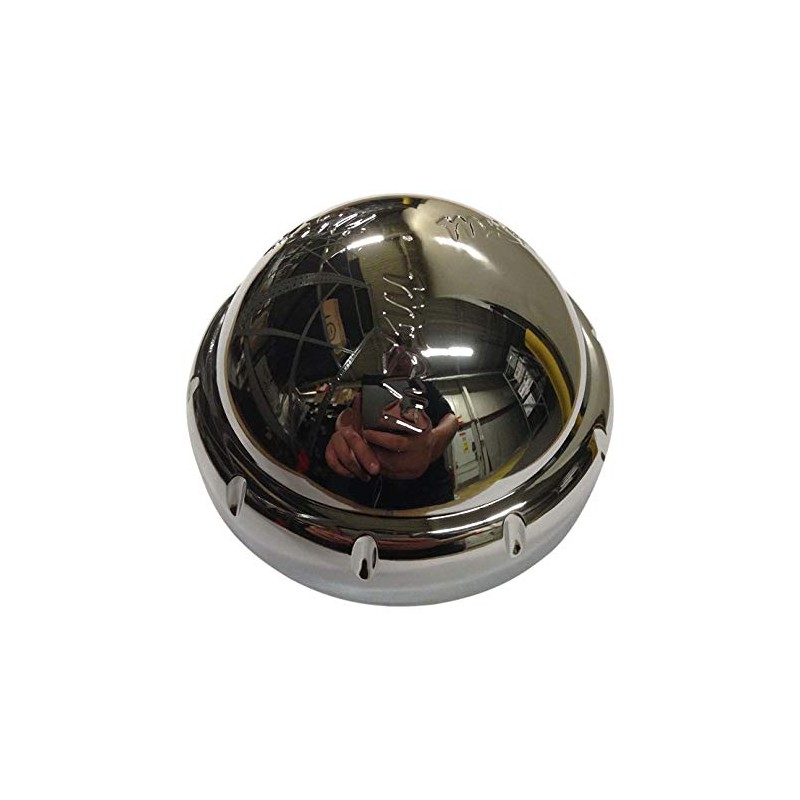 MKW Wheel Rim Threaded Chrome Center Cap C607901-CAP TL MKC-S-001