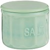 Tablecraft Salt Cellar with Lid, 3.75" x 3.75" x 3.125",