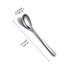 Kyraton Teaspoons 12 Pieces, 14cm Stainless Steel Tea Spoons, Ice