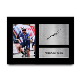 HWC Trading A4 Mark Cavendish Gifts Printed Signed Autograph Picture For Cycling Memorabilia Fans