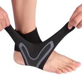 A7 Cross-Border Ankle Brace for Sports, Hiking, Running - Sprain Prevention & Protection Free Size/L Left Foot (Size 39-44) 30ea