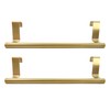 Lilaly 2 PCS Gold 9.25" Kitchen Towel Holder, Over Cabinet