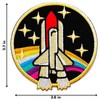 Spaceship Space Shuttle Embroidered Iron on Patch Applique Astronaut Patch