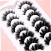Baluue Sets Natural False Eyelashes Pack Fluffy Full Length Eyelash