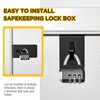 8 Pcs Lockbox Door Mount Bracket Heavy Duty Lockbox Over