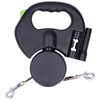 Retractable Dog Leash Double Head Lockable Extendable Pet Leash with