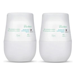 Erva Doce Natura Desodorante Roll On Set Con 2 Roll On
