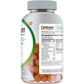 Generic BravoexpressCentrum MultiGummies Gummy Multivitamin for Adults 50 + Gummy 50 Plus Gummies Multivitamins Supplement Assorted Fruit Flavor 200 Counts Gummies with BravoExpress Sticker