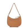 LANCASTER Basic Premium Hobo Bag, camel