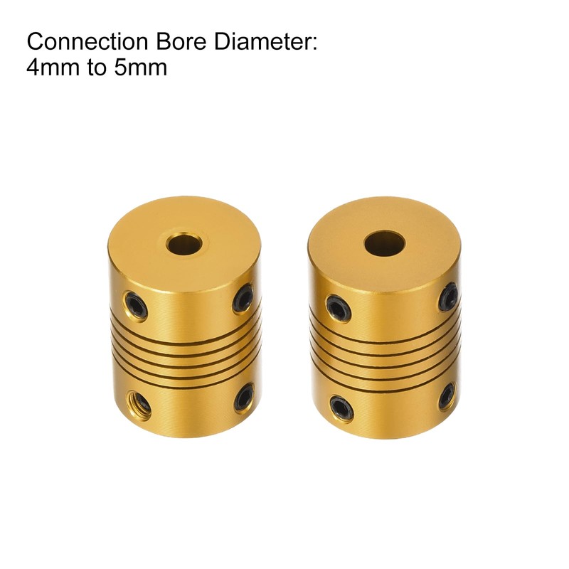 QUARKZMAN 2 pieces 4 mm to 5 mm aluminium alloy
