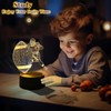 Deluisho Rugby 3D Night Light, Rugby, 3D Illusion Night Light,
