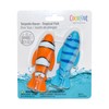 CocoNut Outdoor Torpedo Racer Dive Toys - 2-Pack of Tropical