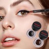 Gel Eyeliner Black+Brown Gel Liner Eyeliner No Fall Creamy Touch