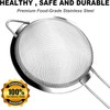 Fine Mesh Strainers - Premium Stainless Steel Colander Sieve Sifters,