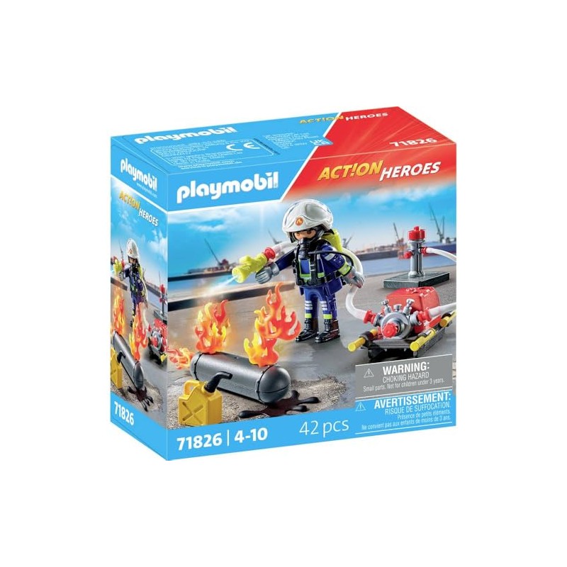 PLAYMOBIL® ACT!ON Heroes Extinguishing a Gas Tank 71826