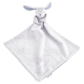 Minidream Baby Comforter - Cuddle Cloth Blanket - Soft Plush Baby Muslin Cloth Bunny Comforter - Newborn Baby Gift (Blue)