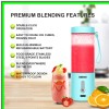 MODAIS Portable USB Rechargeable Blender for Smoothies and Shakes