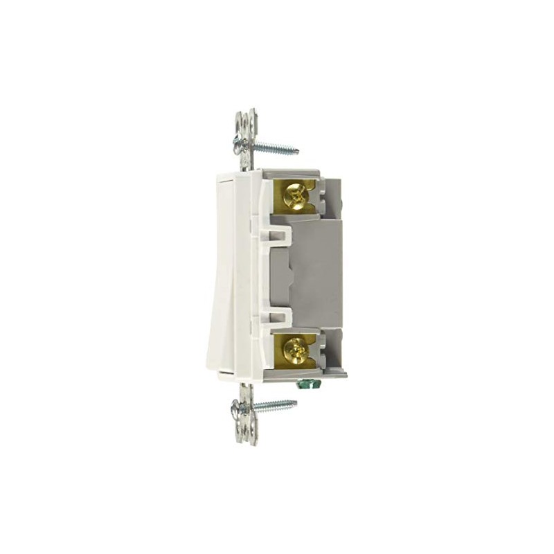 TradeMaster 15A120V Decorator Switch Four Way in White