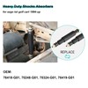 10L0L Golf Cart Front/Rear Shock Absorbers for EZGO TXT 1994+,