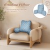 AOOWU Reading Cushion, Back Cushion with Armrests, Backrest in Bed