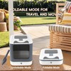 Foldable Cat Litter Box, Fully Enclosed Litter Box with Lid,