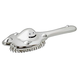 Smile Slime Cosmetics & Beauty Hair Brush with Staggering Metal