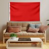 Solid Red Flag – Plain Red Flag - Double-sided Print