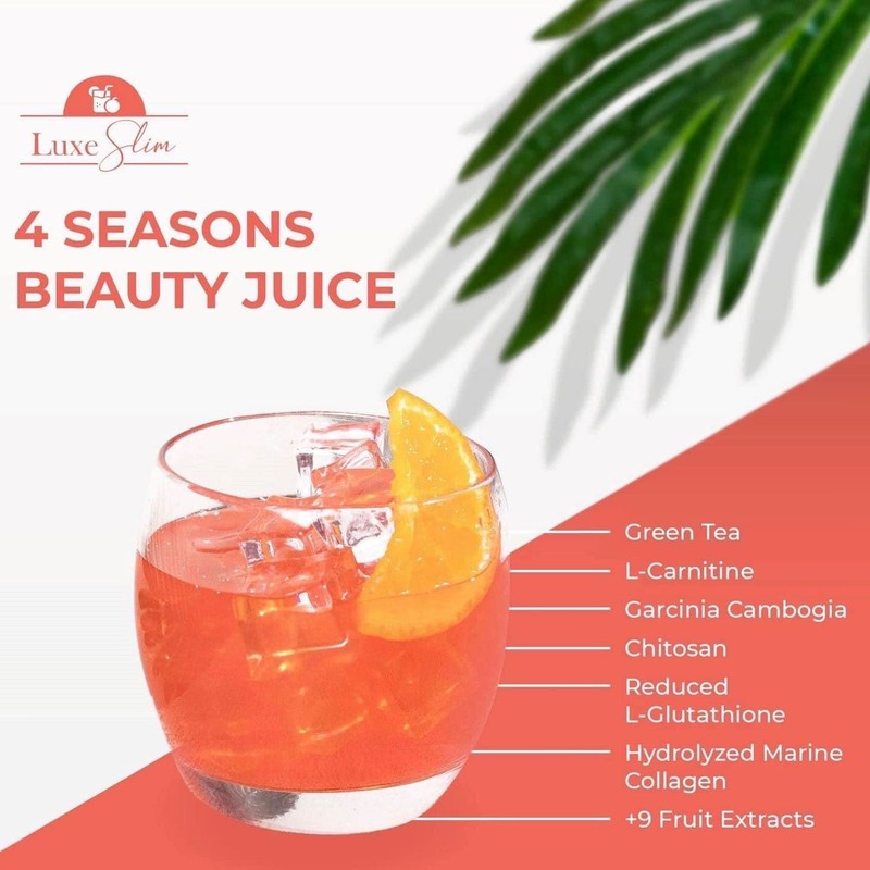 Luxe Slim 4 SEASONS Beauty Juice, 21g x 10 Sachets,