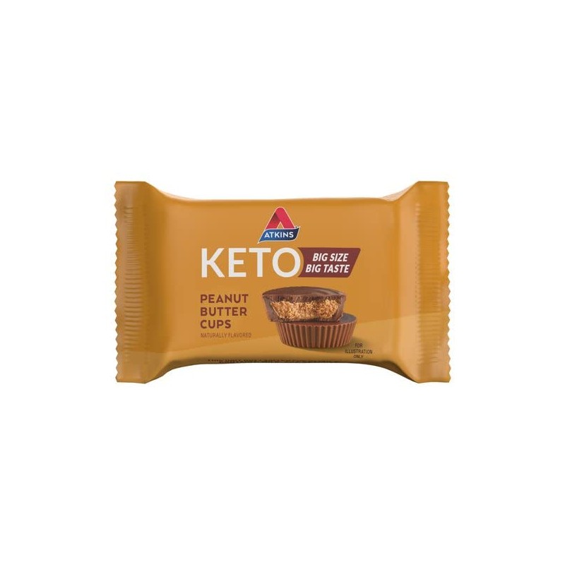 Atkins Keto Peanut Butter Cups, Naturally Flavored, Zero Grams Added