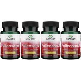 Swanson Policosanol 10 Milligrams 60 Capsules (4 Pack)