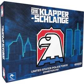 HeidelBÄR Games The Rattlesnake (Escape from New York) - Board Game for the Cult Film, Connoisseur Game - German - 1-4 Players - from 13 Years (United States Police Force - Expansion)