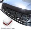 JeCar Rejilla Inserts ABS Front Grill Cover Exterior Accesorios para