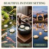 4Pcs Artificial Flowers Water Lily Foam Lotus Flower Pond Decor