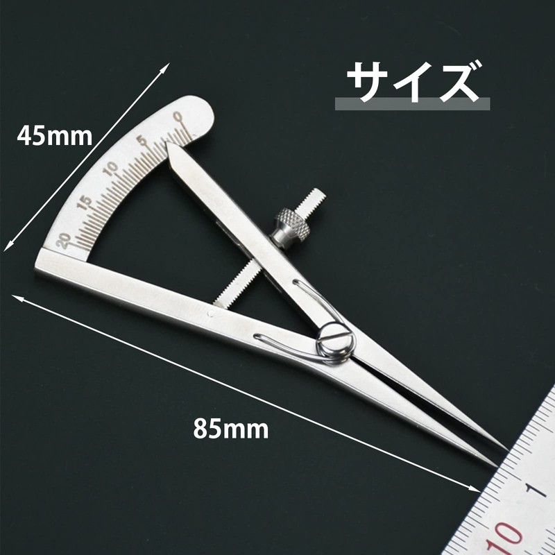 LIKENNY Leather Craft Divider, Perforated Compass, Leather Marking, Wire Drawing,