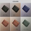 BLUE SINCERE Top-Tier Leather Craftsmanship Money Clip Wallet with Coin