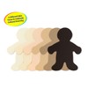 Hygloss Products People Paper Cuts Outs Multi-Cultural Wee Kid-5 Inches