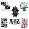 Pack of 6 Proverbs 27 17 Iron Sharpens Iron Waterproof