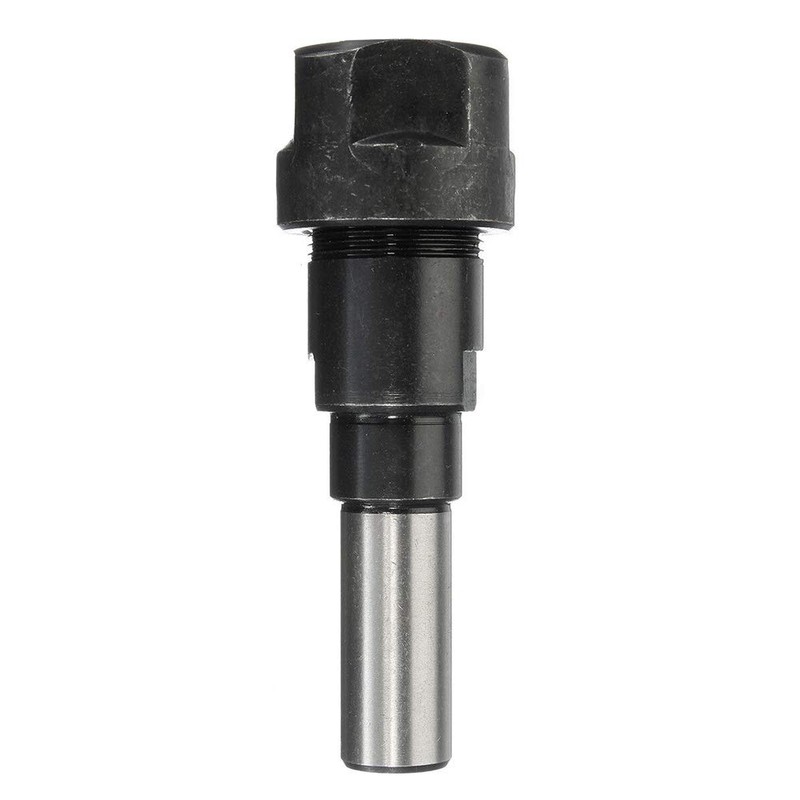 Yakamoz 1/2 Inch Shank Router Collet Extension Chuck, Accepts 1/2-inch